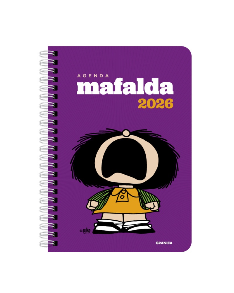 Mafalda 2026 anillada protesta violeta