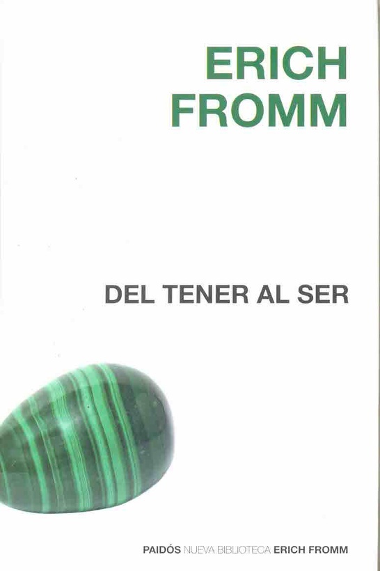 Del tener al ser