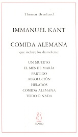 Imanuel Kant. Comida alemana