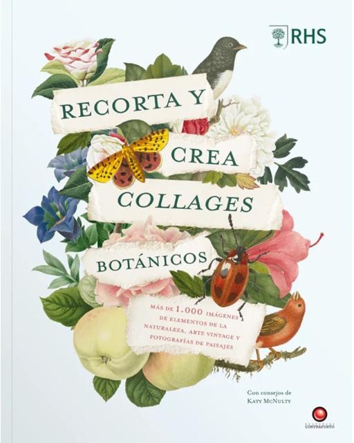 Recorta y crea collages botánicos