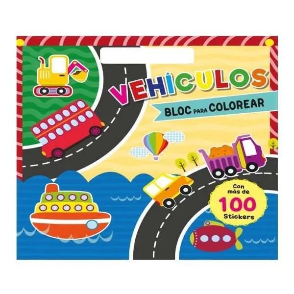 Vehiculos Bloc para Colorear