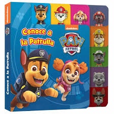 Libros pestaña paw patrol