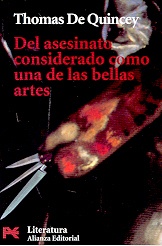 Del asesinato como una de las bellas artes