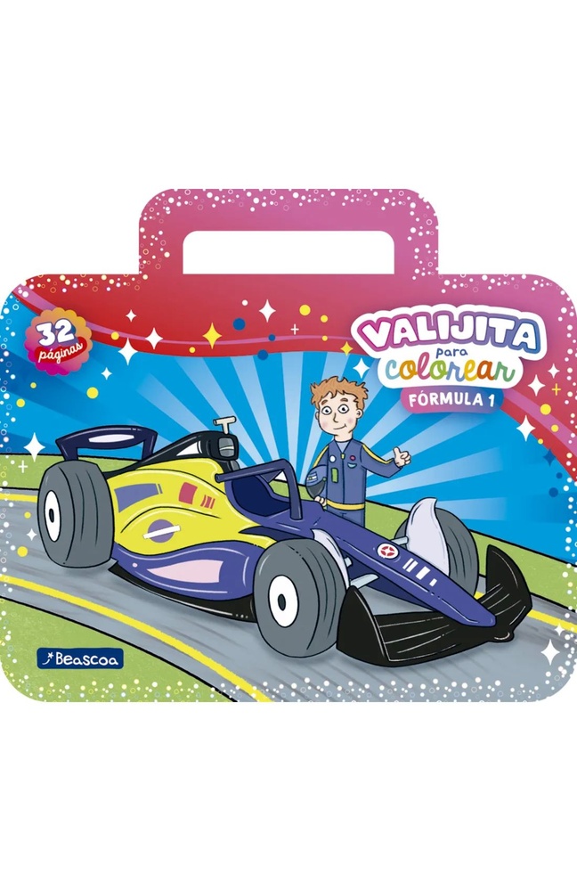 Valijita para pintar - autos f1