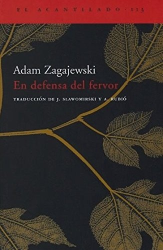 En defensa del fervor