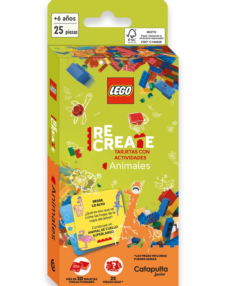 Lego Recreate tarjetas con actividades: Animales