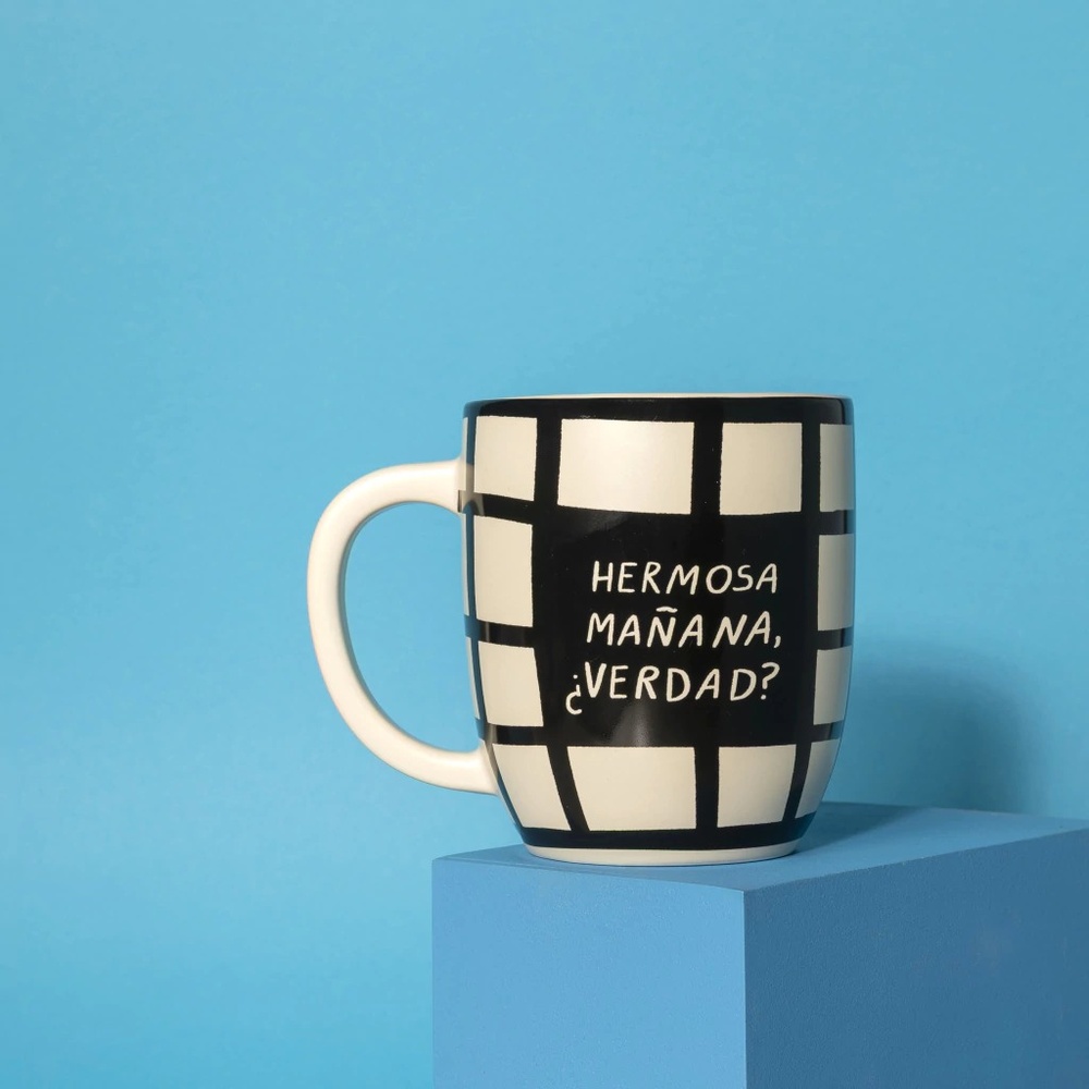 Taza ilustrada Hermosa mañana