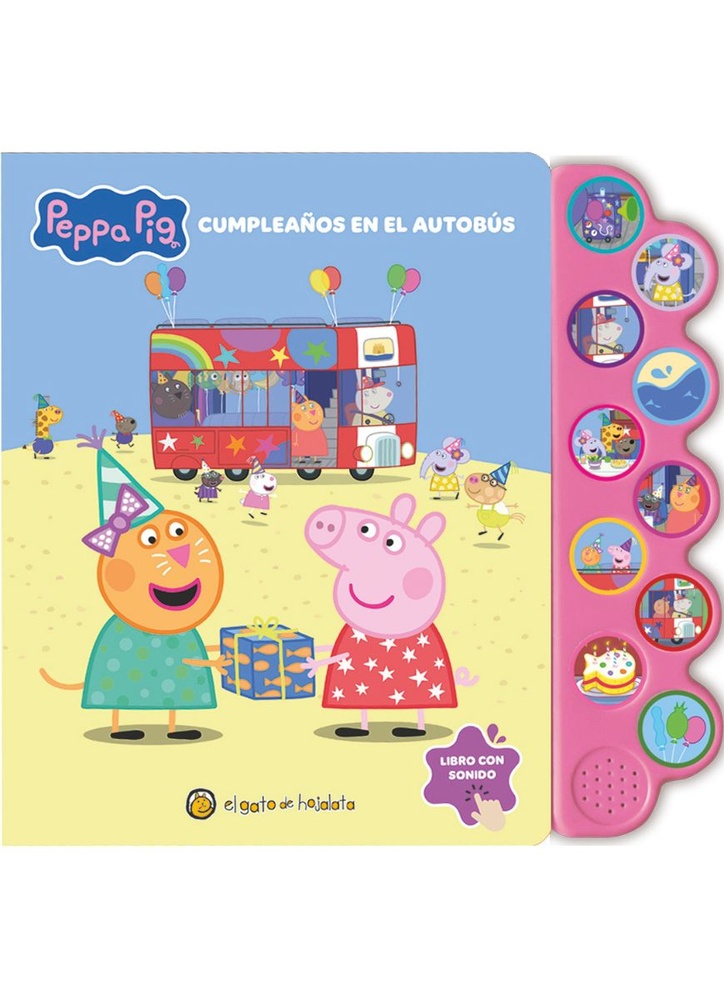 Cumpleaños en el autobús Peppa (hasbro)