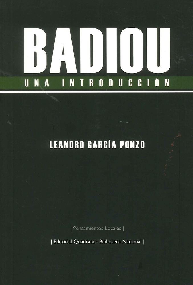Badiou. Una introducción