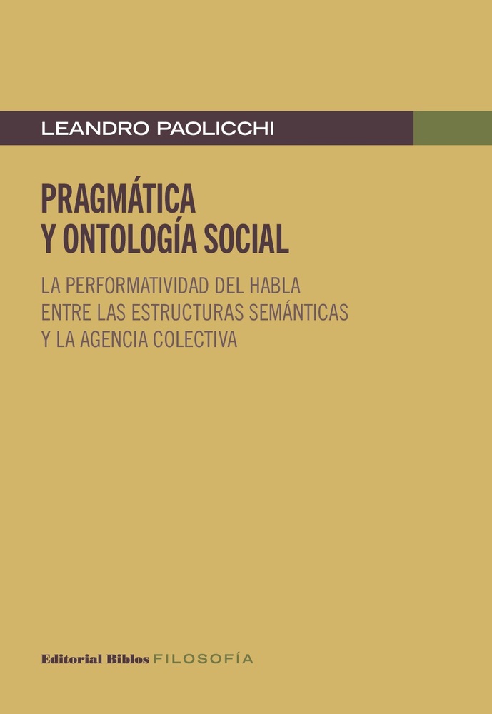 Pragmática y ontología social