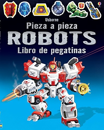 Robots. Pieza a pieza. Pegatinas