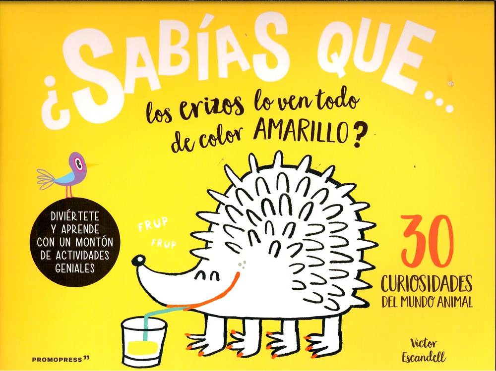 Sabias que... los erizos lo ven todo de color amarillo?