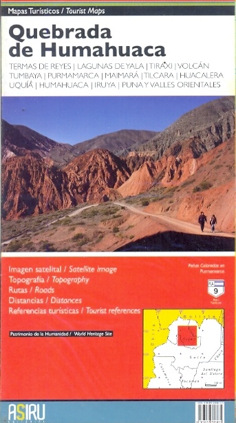 Mapas turisticos. Quebrada de Humahuaca