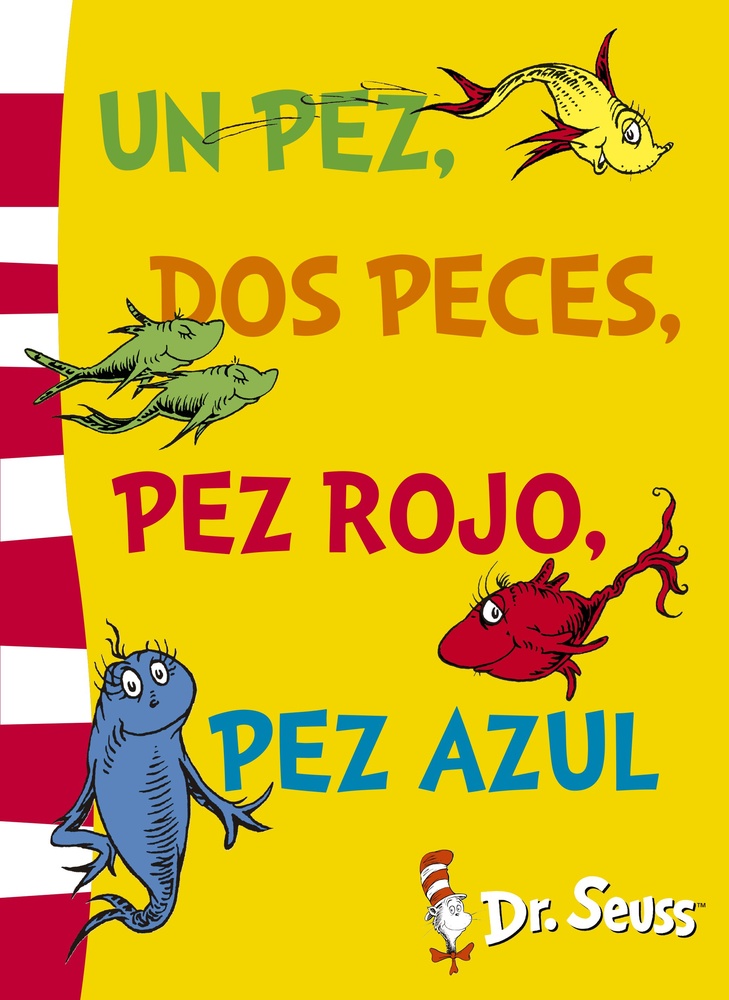 Dos peces, pez rojo, pez azul un pez