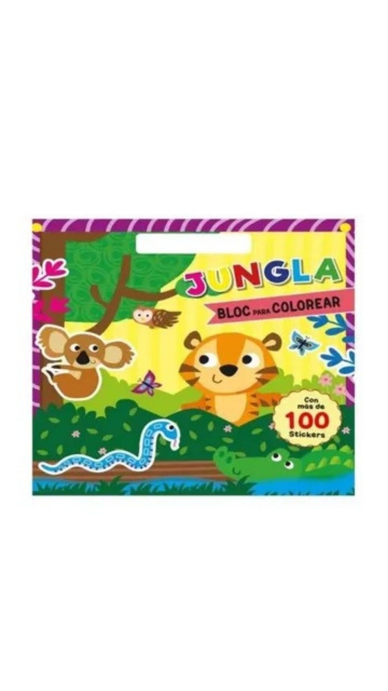 Jungla Bloc para Colorear