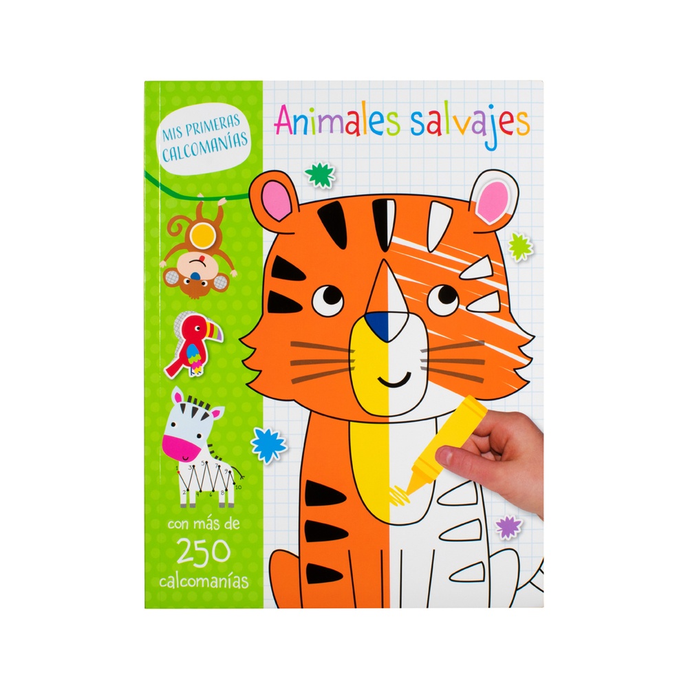 Mis primeras calcomanias animales salvajes