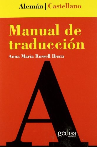 Manual de traduccion. Aleman Castellano