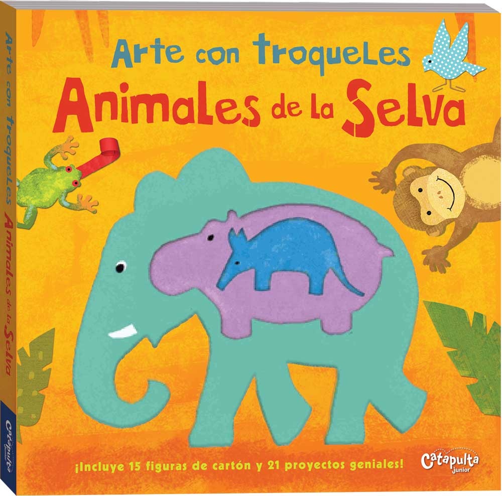 Arte con troqueles: Animales de la selva