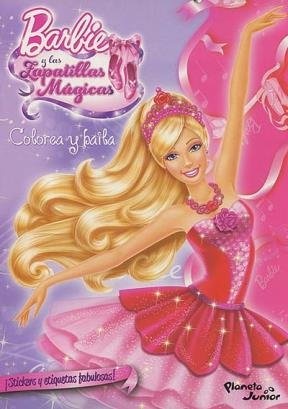 Barbie y las zapatillas magicas colorea y baila