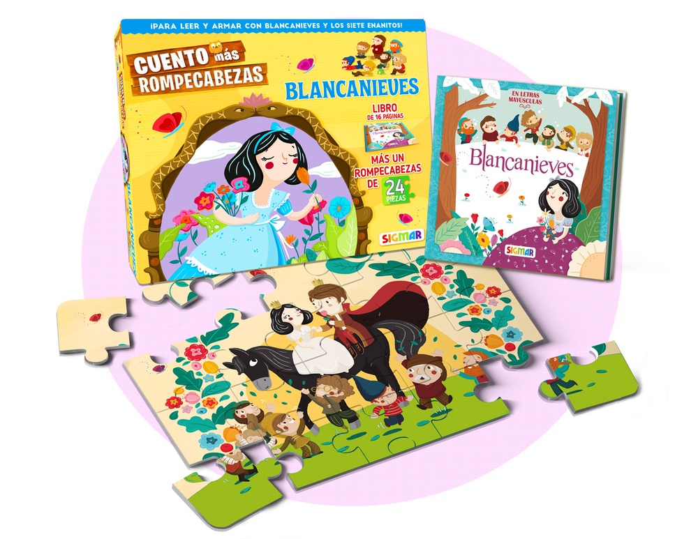 Blancanieves - Cuento más rompecabezas