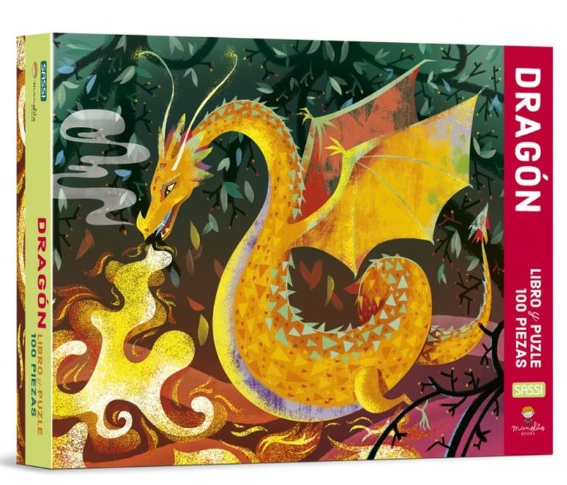 Dragon. Libro Y Puzle 100 Piezas. Rompecabezas