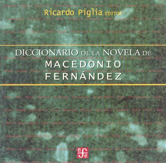Diccionario de la novela de Macedonio Fernandez