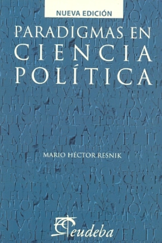 Paradigmas en ciencia politica. nva. edicion