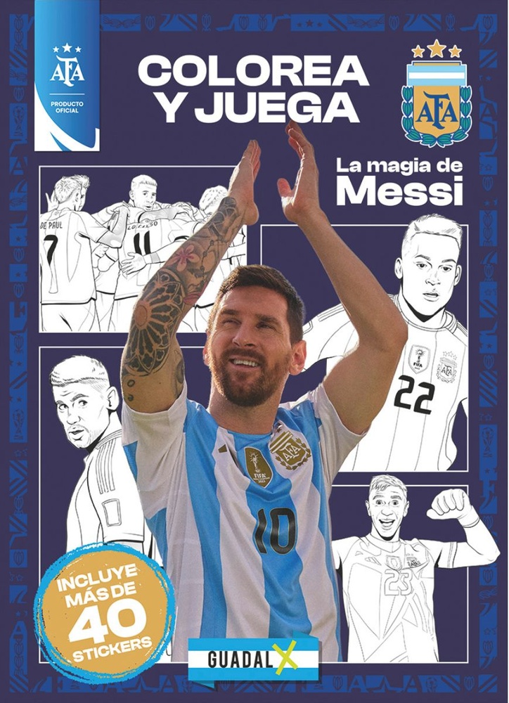 Colorea y juega: la magia de Messi