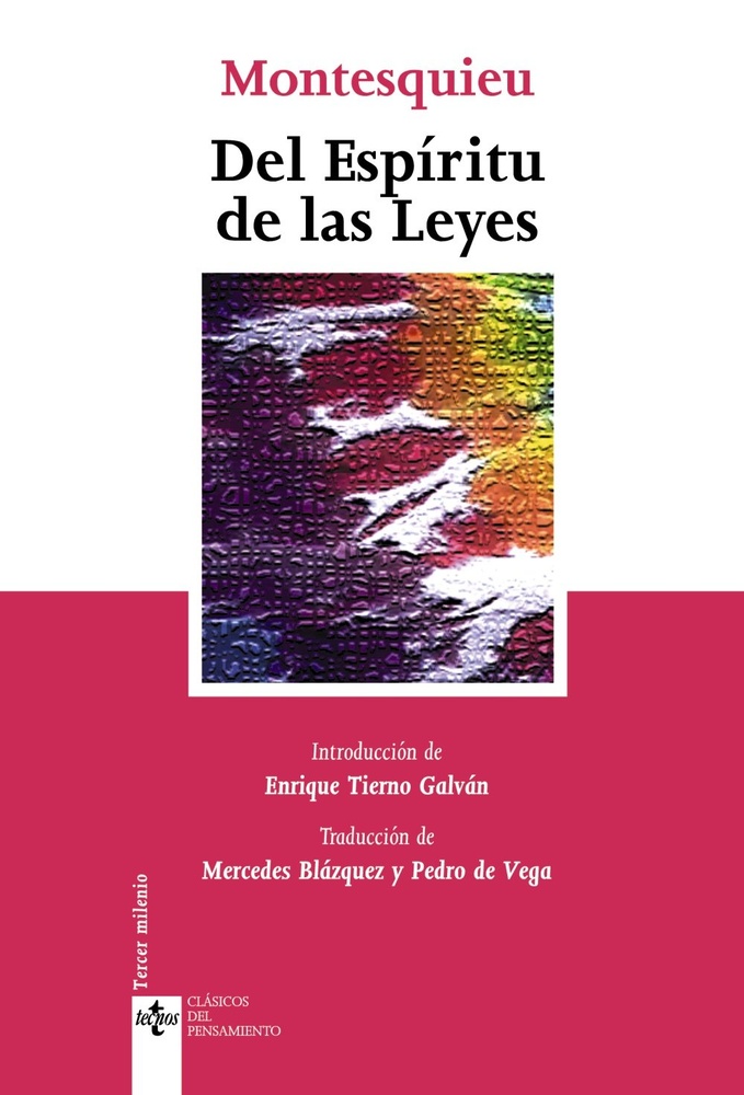 Del Espiritu De Las Leyes