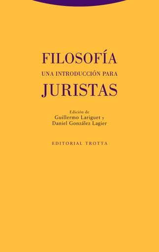 Filosofía. Una introducción para juristas