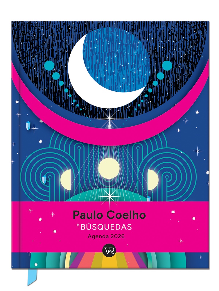Agenda Paulo Coelho 2026 - cartone: busquedas / magenta