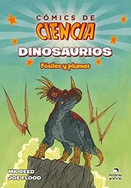 Comics de ciencia, dinosaurios fosiles y plumas