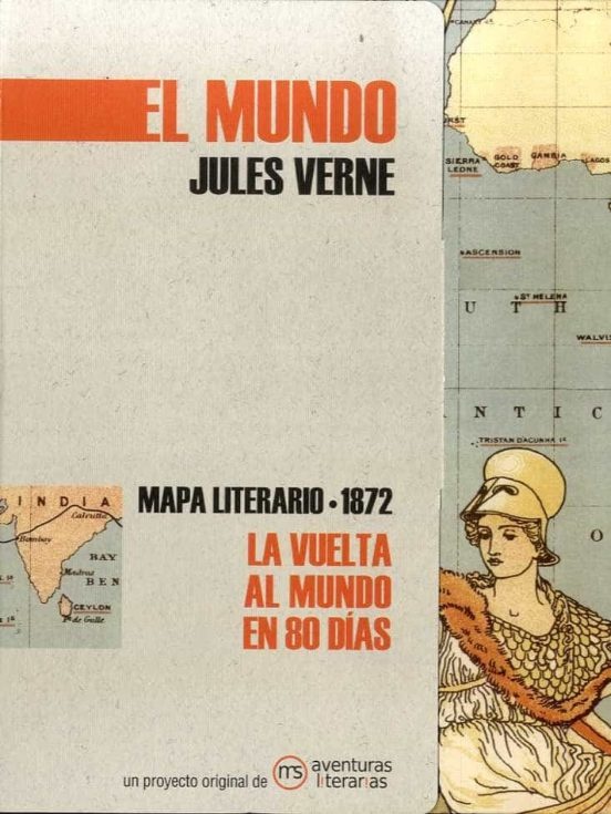 La vuelta al mundo en 80 días mapa literario
