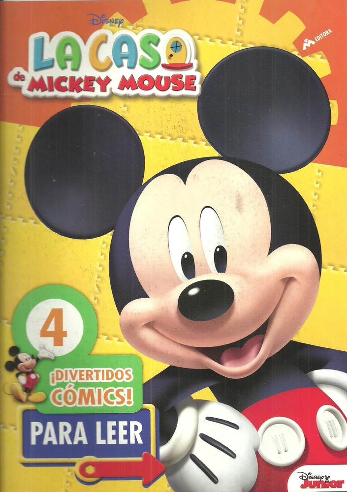 La Casa De Mickey Mouse: 4 ¡Divertidos Comics! Para Leer