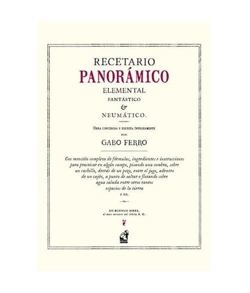 Recetario panoramico