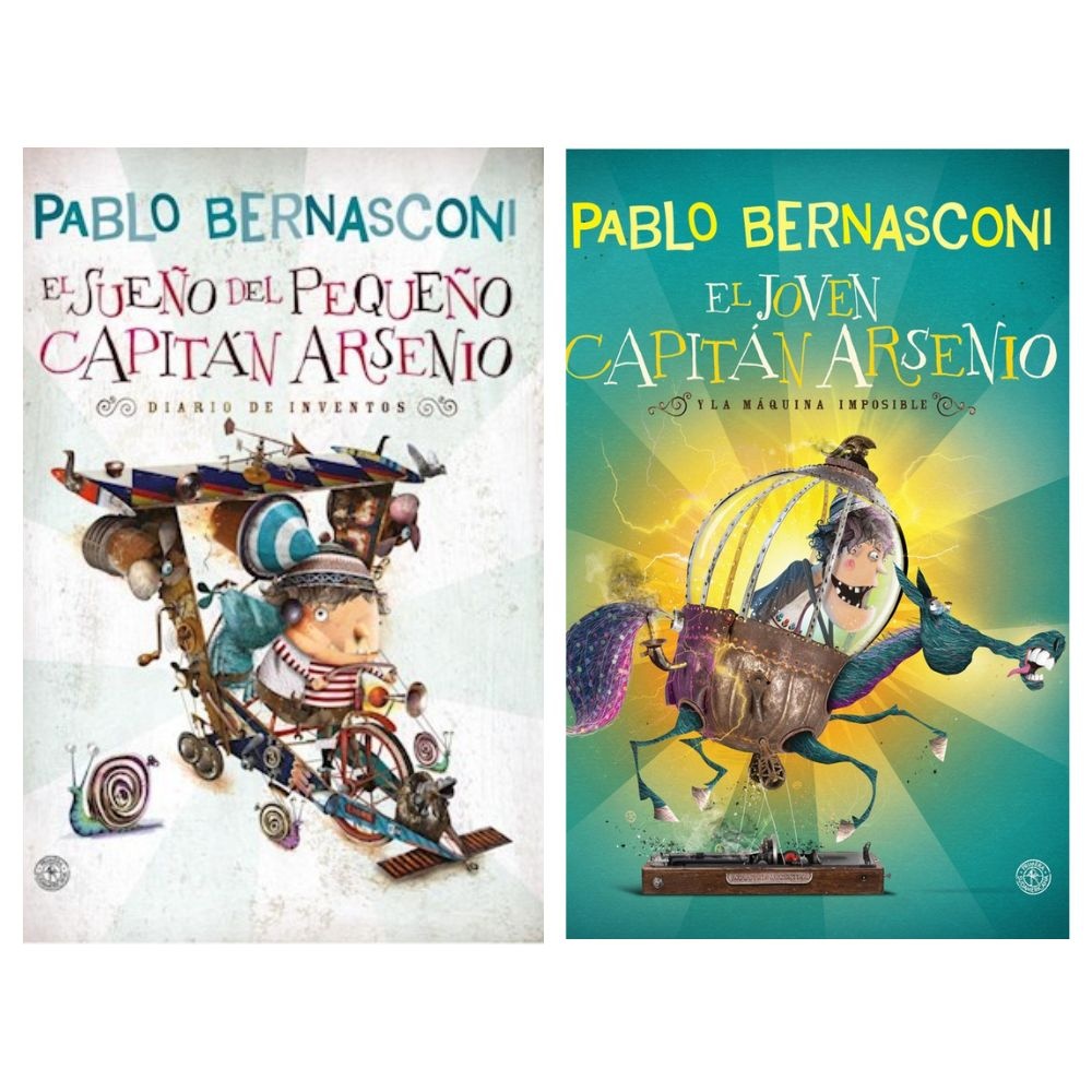 Pack 2x1 - El joven Capitán Arsenio y la máquina imposible (t. dura) + Sueño del pequeño capitan KIT