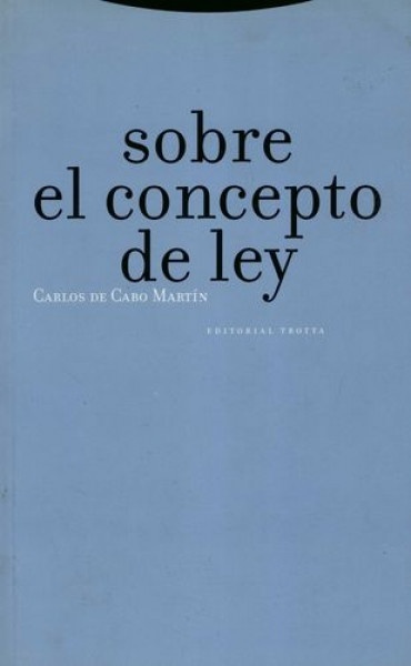 Sobre el concepto de ley