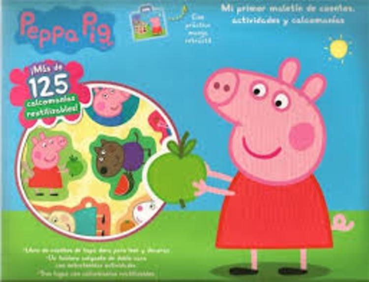 Peppa pig maletin calcomania