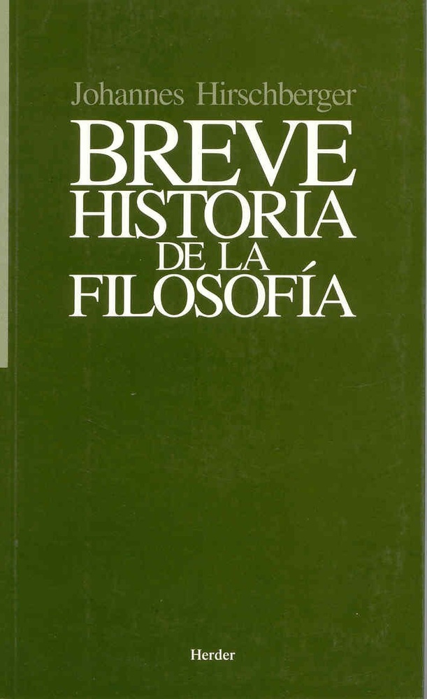 Breve historia de la filosofia