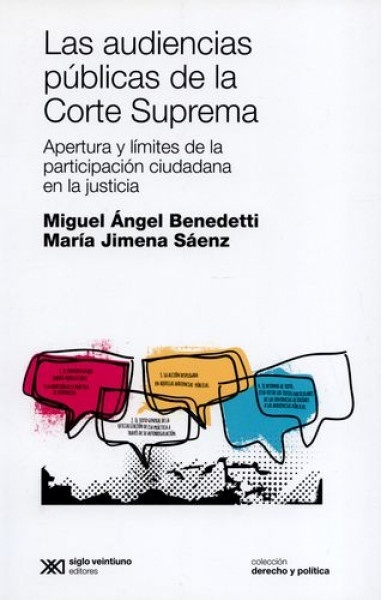 Las Audiencias publicas de la Corte Suprema
