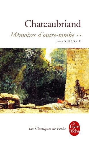 Memoires d`outre tombe