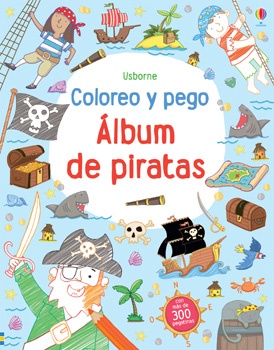 Album de piratas. Coloreo y pego