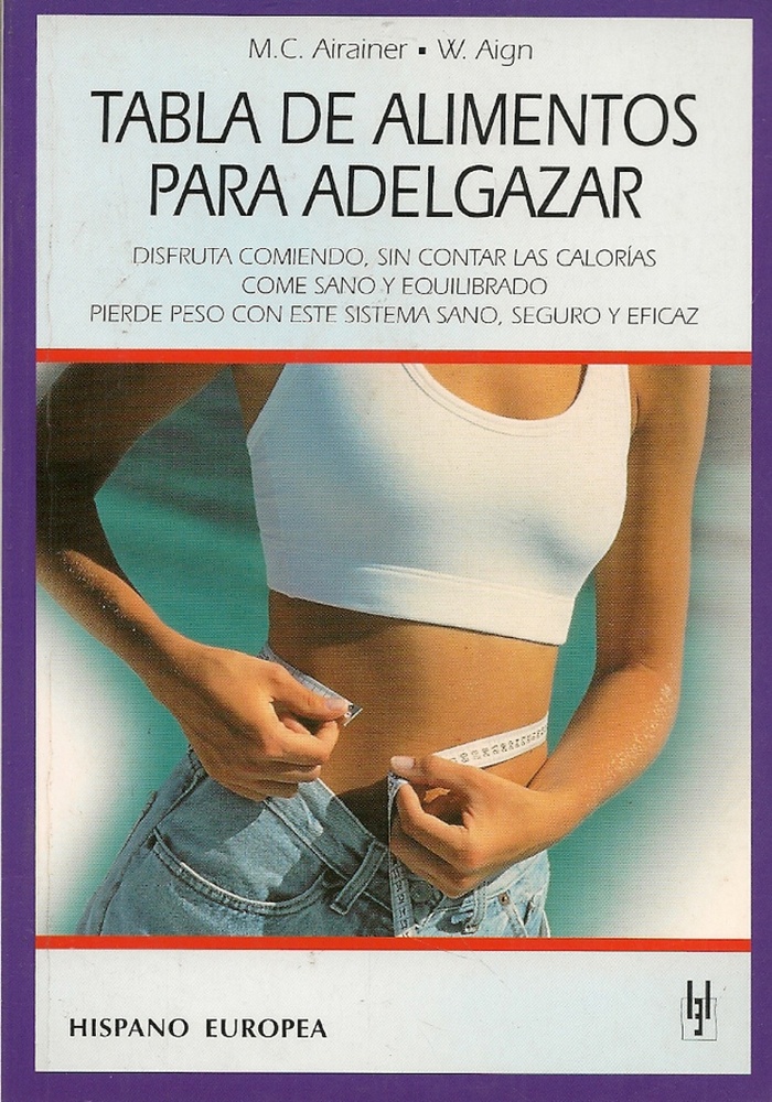 Tabla de alimentos para adelgazar