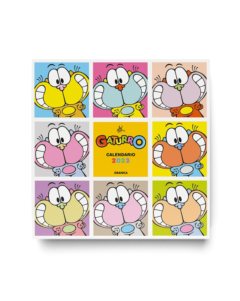 Gaturro 2023, calendario de pared