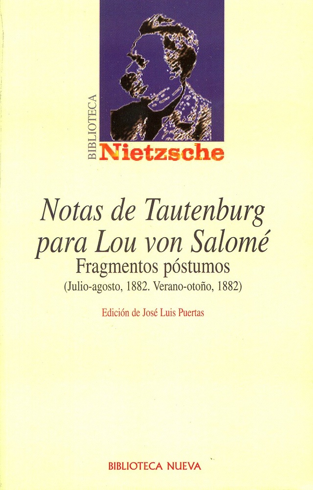 Notas de Tautenburg para Lou Von Salome