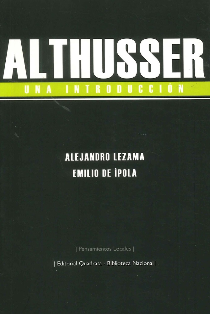 Althusser. Una introduccion