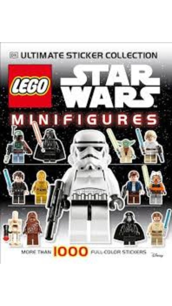 Ultimate sticker: lego star wars: minifigures: more than 1, 000 reusable full-color stickers