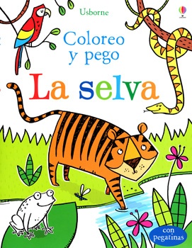 Selva, La. Coloreo y pego.