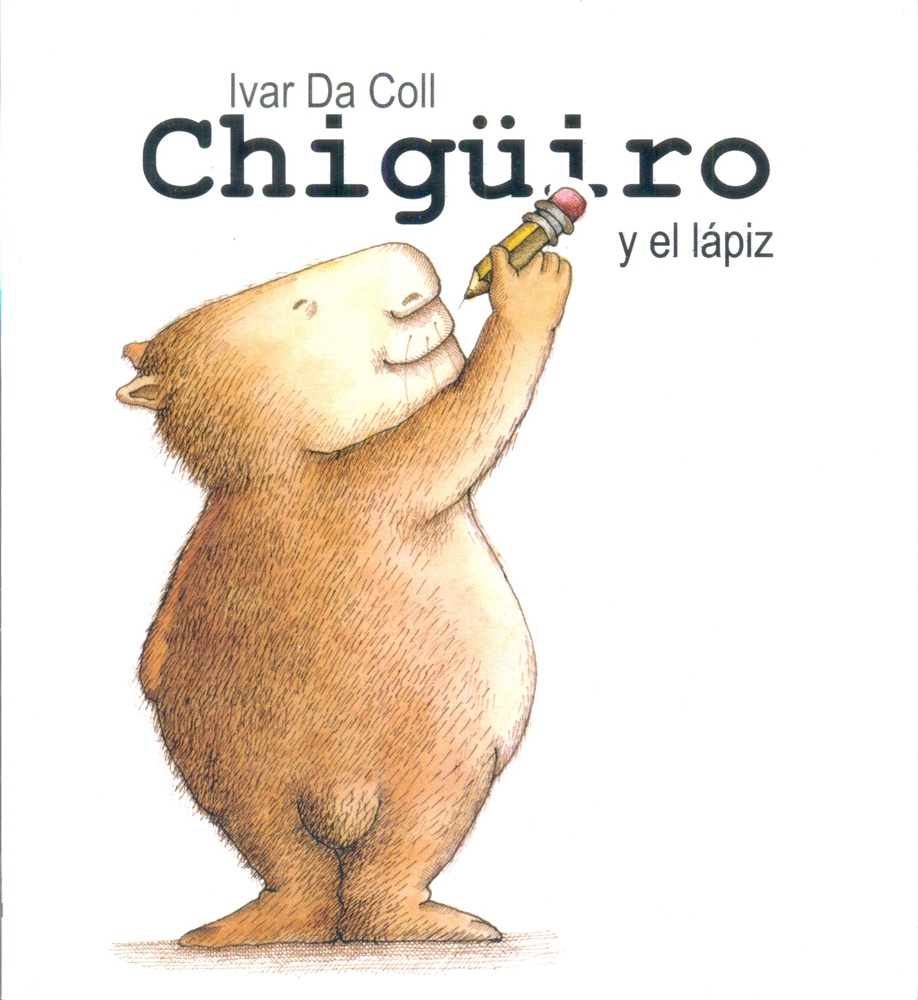 Chiguiro y el lapiz