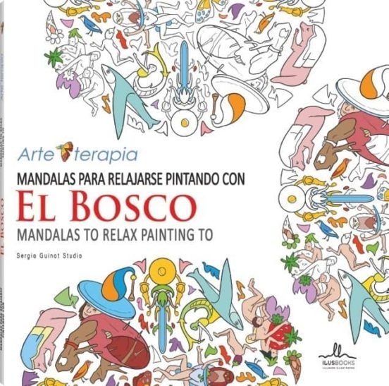Mandalas para relajarse pintando con El Bosco